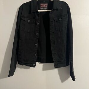Lip Black Denim Jacket